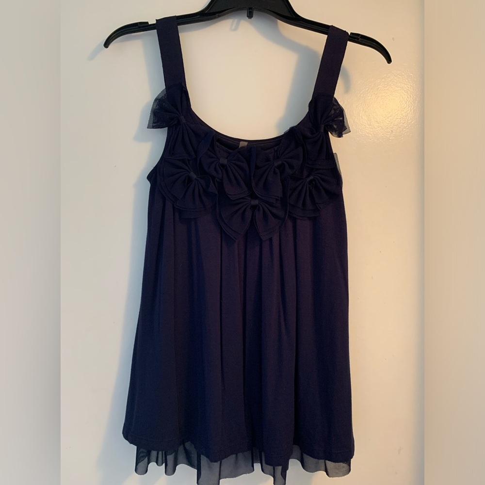 Charlotte Russe bow tank top
